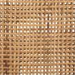 Baxton Studio Arthur Modern  Brown  Wood and Rattan 2-Piece Dining Chair Set