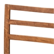 Baxton Studio Arthur Modern  Brown  Wood and Rattan 2-Piece Dining Chair Set