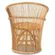 Baxton Studio Narva Modern Bohemian Natural Brown Rattan Accent Chair