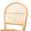 Baxton Studio Wina Modern Bohemian Natural Brown Rattan Counter Stool