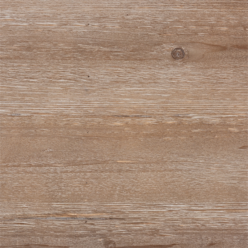 Baxton Studio Roderick Oak Finished Wood and Black Metal 2-Drawer Coffee Table