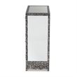 Baxton Studio Wycliff Silver Finished Metal 1-Drawer Sideboard Buffet