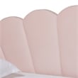 Baxton Studio Timila Pink Velvet Twin Size Daybed with Trundle