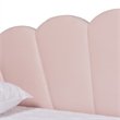 Baxton Studio Timila Light Pink Velvet Fabric Upholstered Queen Size Daybed