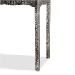 Baxton Studio Wycliff Silver Finished Metal 2-Drawer Console Table