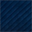 Baxton Studio Fabrico Blue Velvet Fabric and Gold Metal Queen Size Platform Bed