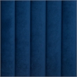 Baxton Studio Serrano Blue Velvet Fabric and Gold Metal Full Size Platform Bed