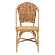Baxton Studio Neola Modern Bohemian Natural Rattan Dining Chair