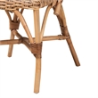 Baxton Studio Neola Modern Bohemian Natural Rattan Dining Chair