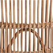 Baxton Studio Genera Modern Bohemian Natural Rattan Lounge Chair
