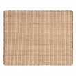 Baxton Studio Farica Modern Bohemian Natural Rattan And Mahogany Accent Bench