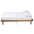 Baxton Studio Winston Walnut Brown Wood Full Size Platform Bed frame