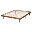 Baxton Studio Winston Walnut Brown Wood Full Size Platform Bed frame