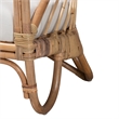 Baxton Studio Aliane Modern Bohemian Natural Brown Antique Rattan Armchair
