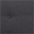 Baxton Studio Valencia Dark Grey Fabric Upholstered Full Size Bedroom Set