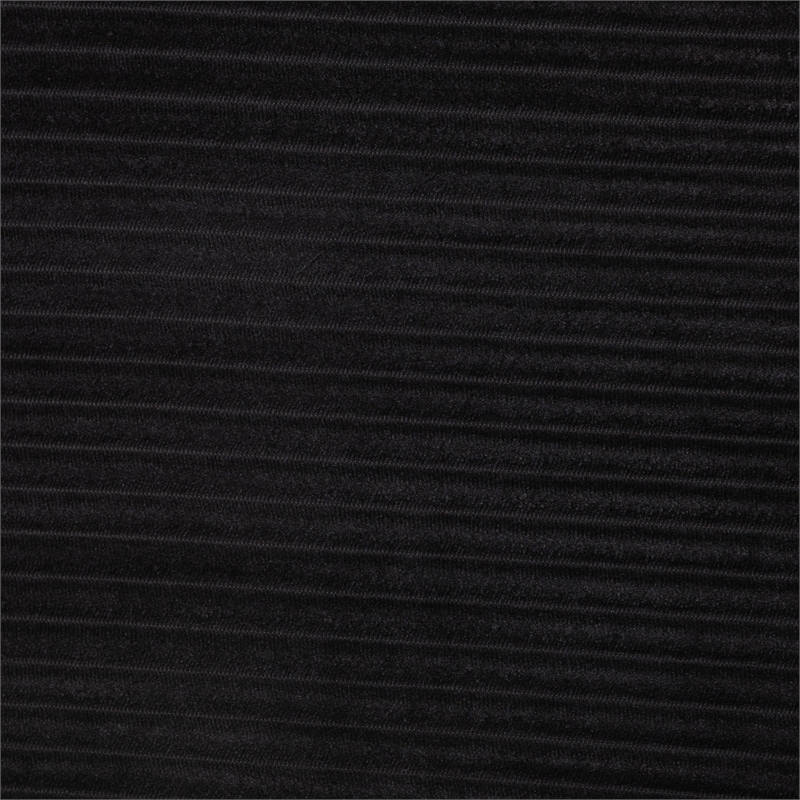 Baxton Studio Abberton Black Velvet and Gold Metal Queen Size Panel Bed