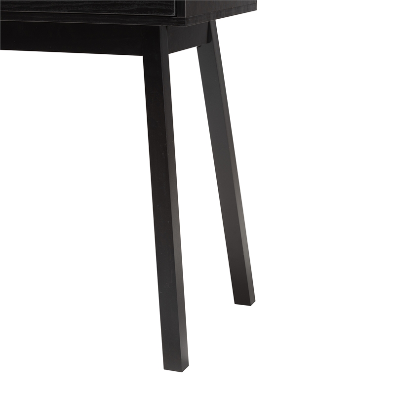 Baxton Studio Kalani Two-Tone Brown Wood 2-Drawer Console Table