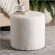 Baxton Studio Tori Modern and Contemporary Ivory Boucle Upholstered Ottoman