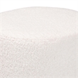 Baxton Studio Tori Modern and Contemporary Ivory Boucle Upholstered Ottoman