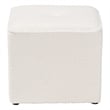 Baxton Studio Isaiah Modern and Contemporary Ivory Boucle Upholstered Ottoman