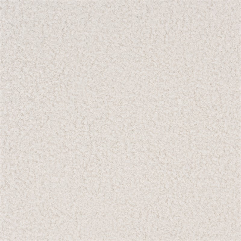 Baxton Studio Isaiah Modern and Contemporary Ivory Boucle Upholstered Ottoman