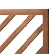 Baxton Studio Belisma Ash Walnut Finished Wood King Size Headboard