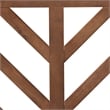 Baxton Studio Belisma Ash Walnut Finished Wood King Size Headboard