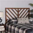Baxton Studio Belisma Ash Walnut Finished Wood Queen Size Headboard