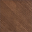 Baxton Studio Terrian Ash Walnut Finished Wood Queen Size Headboard
