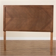 Baxton Studio Terrian Ash Walnut Finished Wood Queen Size Headboard