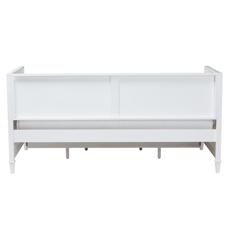 Baxton Studio Lowri White Finished Wood Twin Size 3-Drawer Daybed