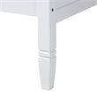 Baxton Studio Mariana White Finished Wood Full Size Daybed
