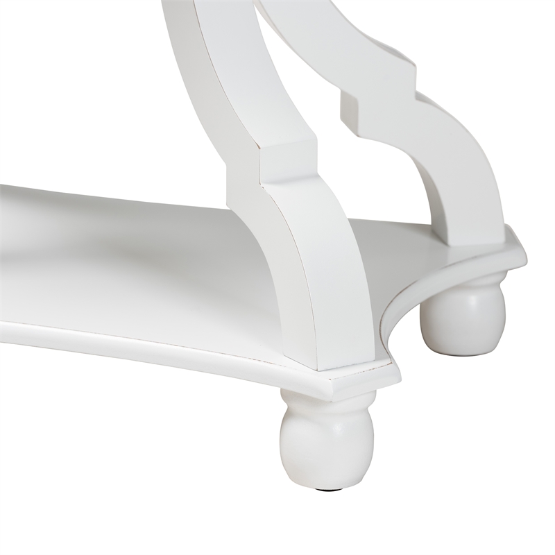 Baxton Studio Cianna Classic and Traditional White Wood End Table