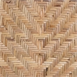 Baxton Studio Parthenia Two-Tone Black and Brown Wood and Rattan Dining Chair