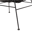 Baxton Studio Colorado Modern Bohemian Black Rattan and Metal Accent Chair