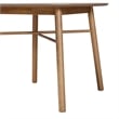 Baxton Studio Denmark French Oak Brown Finished Rubberwood Dining Table