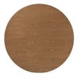 Baxton Studio Denmark French Oak Brown Finished Rubberwood Dining Table