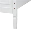 Baxton Studio Mariana White Finished Wood Queen Size Platform Bed