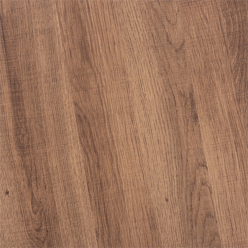 Baxton Studio Umar Brown Finished Wood and Black Metal Coffee Table