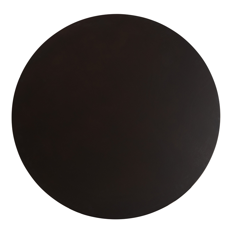 Baxton Studio Maya Grey Fabric and Espresso Brown Wood 5-Piece Dining Set