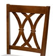 Baxton Studio Maya Grey Fabric and Walnut Brown Wood 7-Piece Dining Set