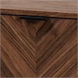 Baxton Studio Sadia Modern Walnut Brown Finished Wood Storage Cabinet