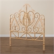 Baxton Studio Caelinus Natural Brown Rattan Queen Size Standalone Headboard