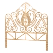 Baxton Studio Caelinus Natural Brown Rattan Queen Size Standalone Headboard