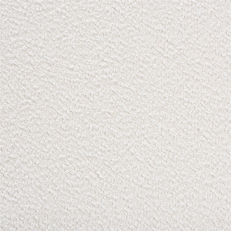 Baxton Studio Stratton Cream Boucle Fabric and Walnut Brown Wood Armchair