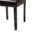Baxton Studio Rosi Espresso Brown Faux Leather and Wood 5-Piece Dining Set