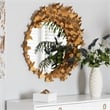 Baxton Studio Tauriel Antique Goldleaf Metal Butterfly Accent Wall Mirror