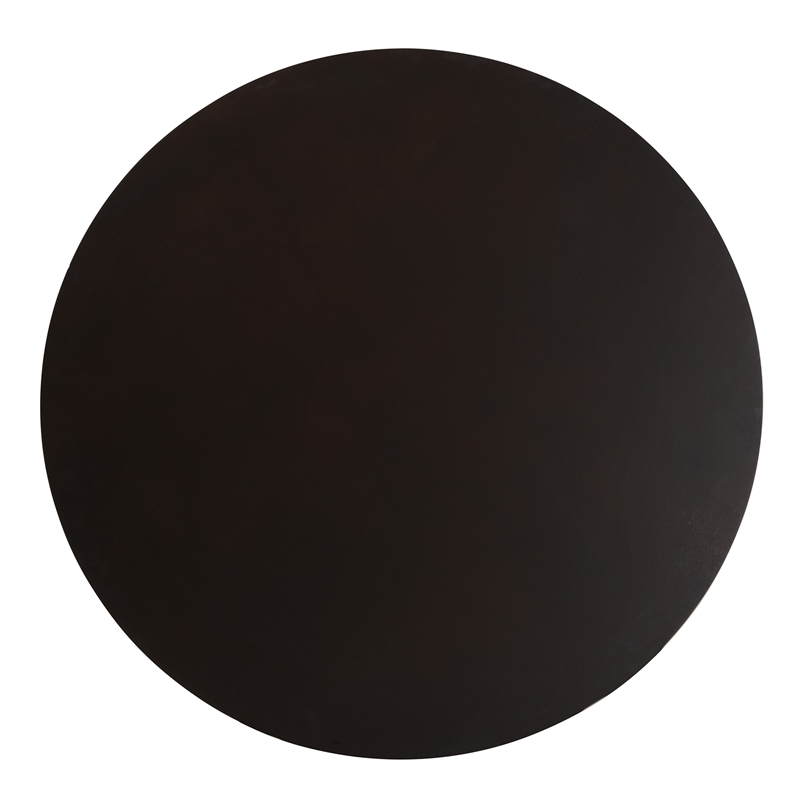 Baxton Studio Asli Espresso Brown Faux Leather and Wood 5-Piece Dining Set