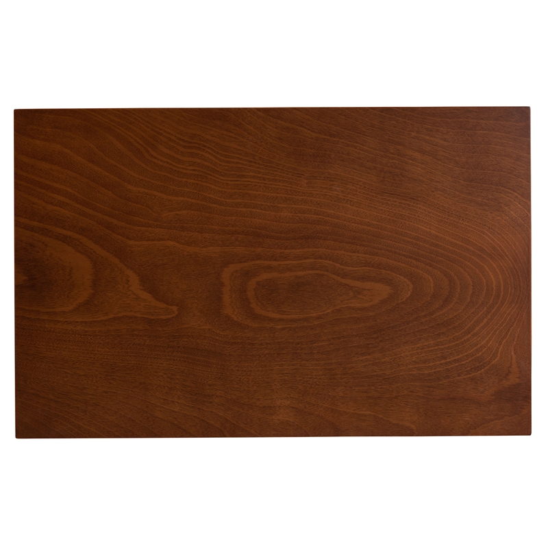 Baxton Studio Abigail Gray Fabric and Walnut Brown Wood 5-Piece Dining Set