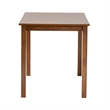 Baxton Studio Eveline Modern Walnut Brown Finished Wood 43-Inch Dining Table